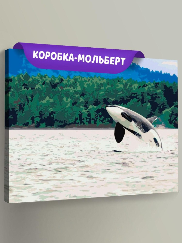 Картина по номерам «Косатка»