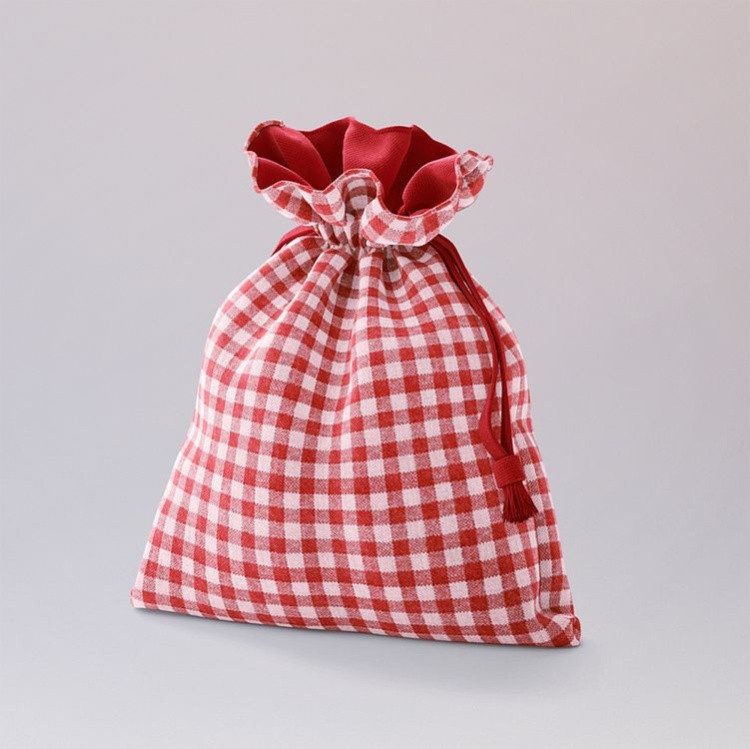 Ткань льняная, 3 м x 150 см, 140 г/м², цвет: красный, клетка, TBY — картинка 7