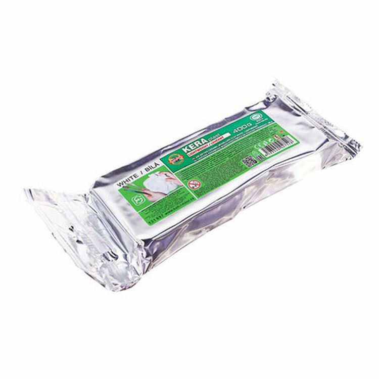 Паста (масса) для моделирования и лепки керамическа KOH-I-NOOR, отвердевающая, 400 г, белая — картинка 2