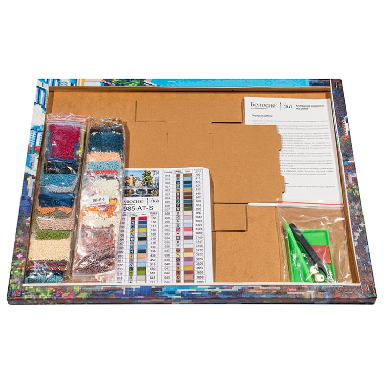 Алмазная вышивка «Франция. Альпийская Венеция» — картинка 3