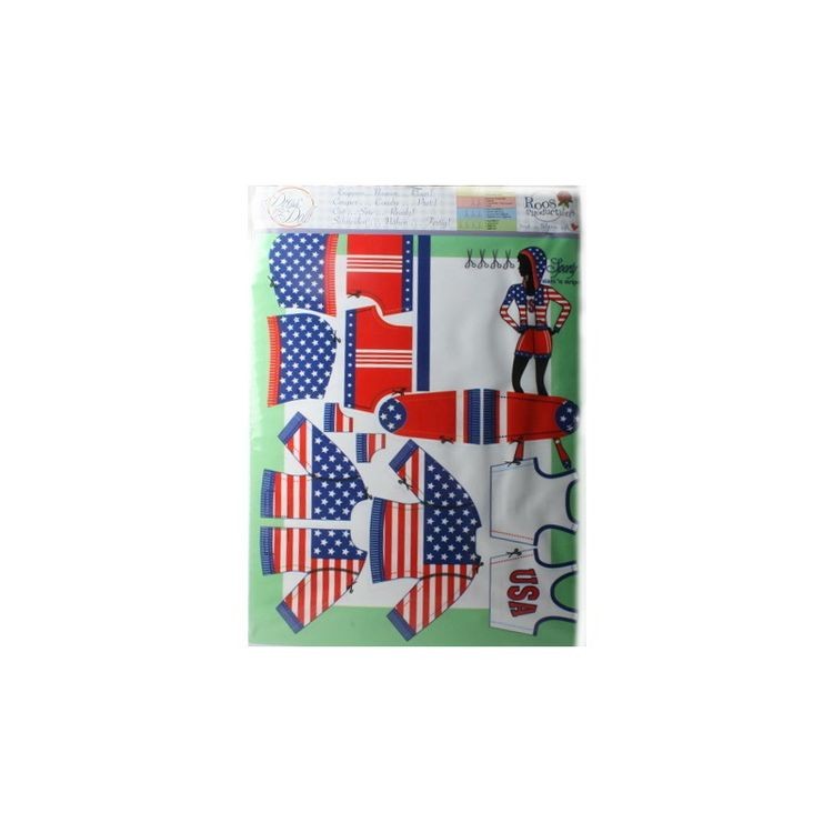 Набор для шитья «Одежда для кукол Sporty Stars''n Stripes №4» — картинка 2