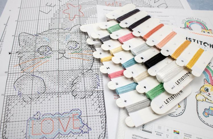 Набор для вышивания «Let's make friends!» — картинка 4