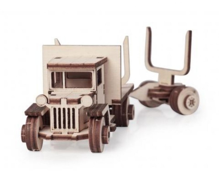 Конструктор из дерева «Грузовичок с роспуском», Армия России — картинка 2