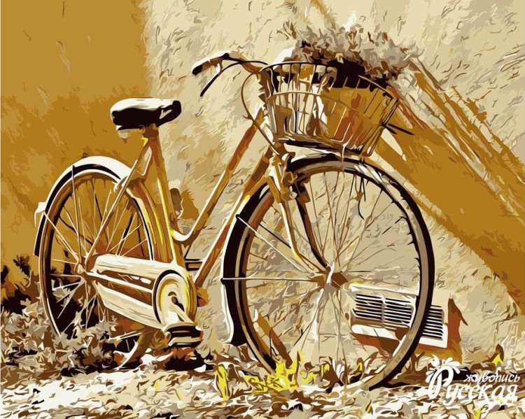 Картина по номерам «Велосипед»