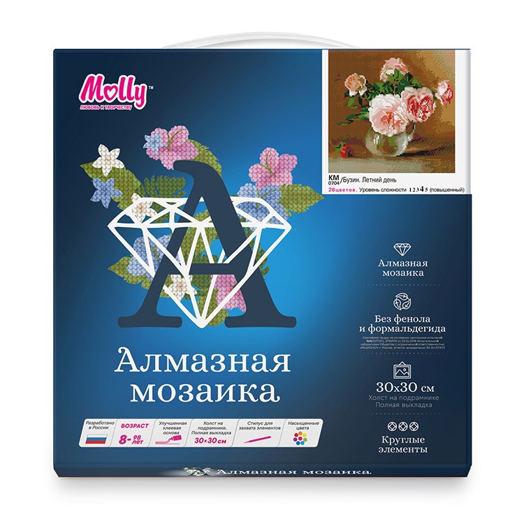 Алмазная вышивка «Бузин. Летний день» — картинка 3