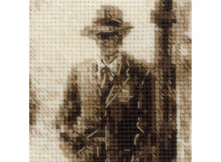 Набор для вышивания «Старая фотография. Ожидание» — картинка 2