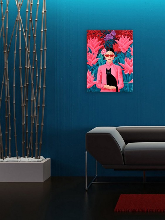 Картина по номерам «Прогулка с котом» — картинка 9