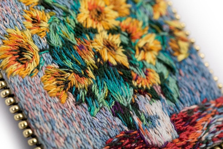 Набор для вышивания «Брошь. Букет подсолнухов» — картинка 2