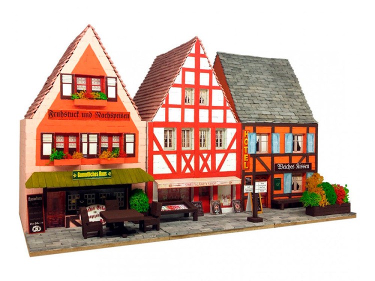 Конструктор из кирпичиков «Отель (со светом и красками)» — картинка 3