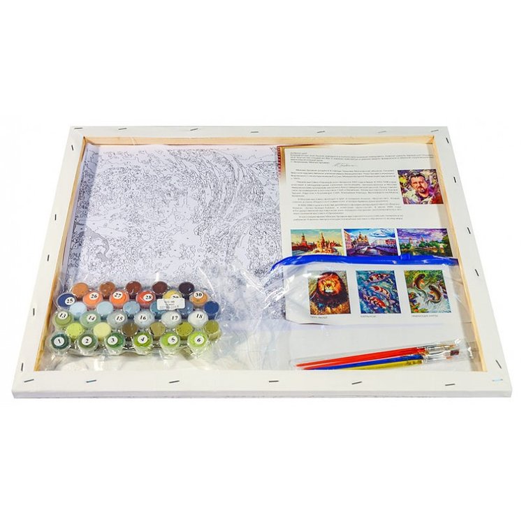 Картина по номерам «Прыгающие карпы» — картинка 3