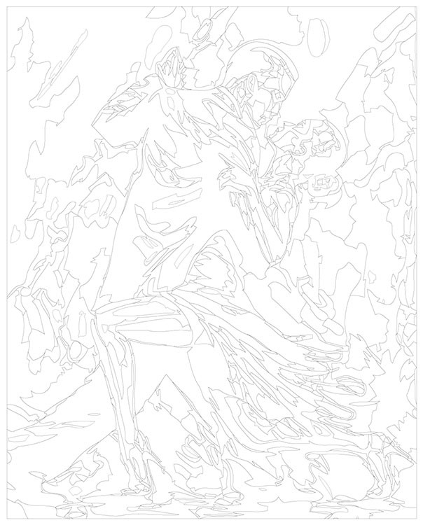 Картина по номерам «Танго» — картинка 3