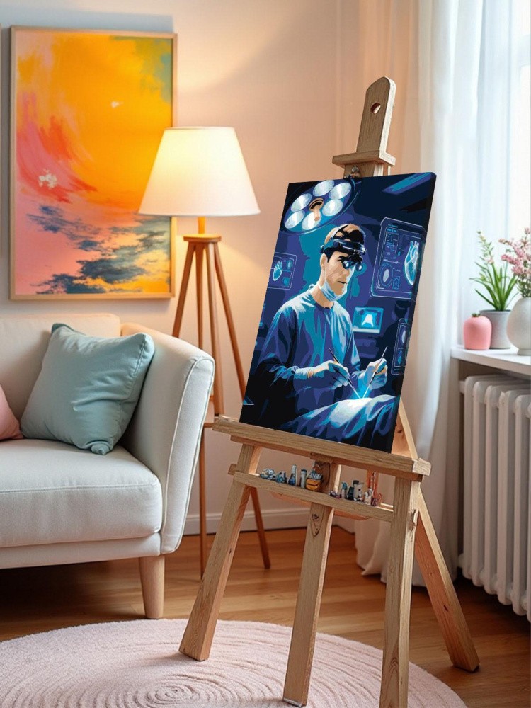 Картина по номерам Медицина врач хирург в больнице — картинка 10