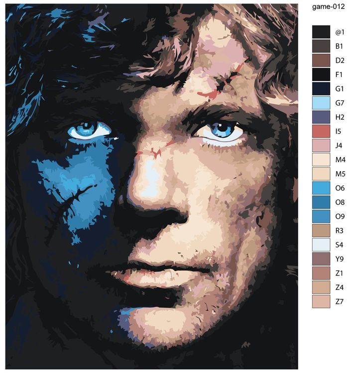 Картина по номерам «Игра престолов: Тирион Ланнистер» — картинка 2