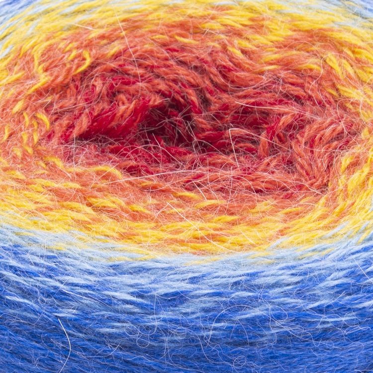 Пряжа YarnArt Flowers Alpaca (432), мультиколор, 5 шт. по 250 г — картинка 2