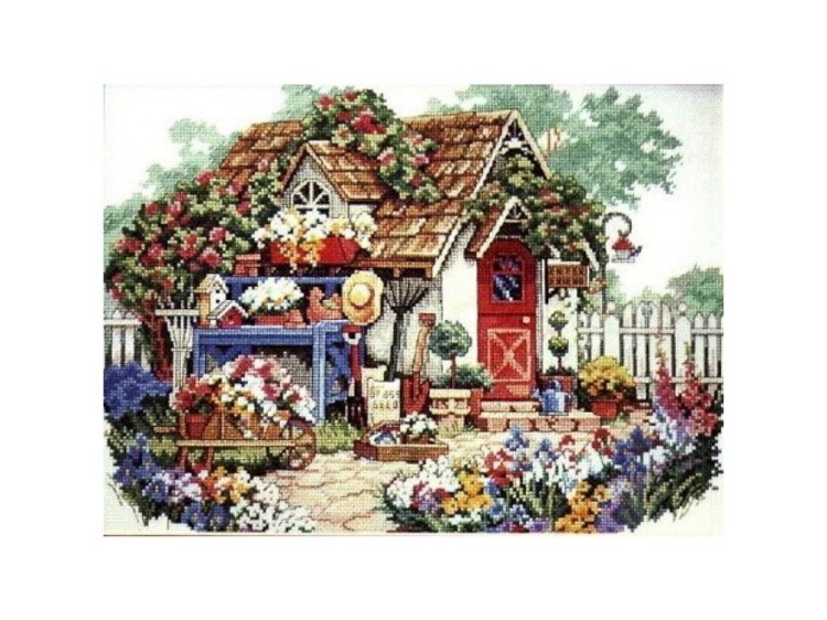 Набор для вышивания «Садовый домик»
