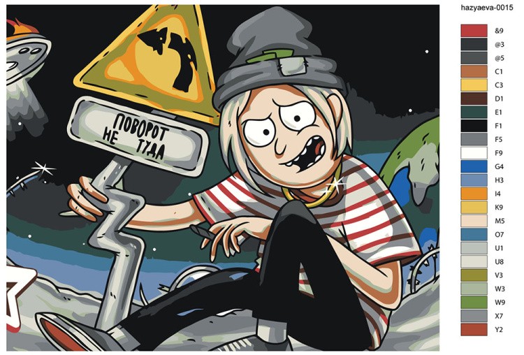 Картина по номерам «Твич стримеры Хазяева: PlohoyParen 3» — картинка 2