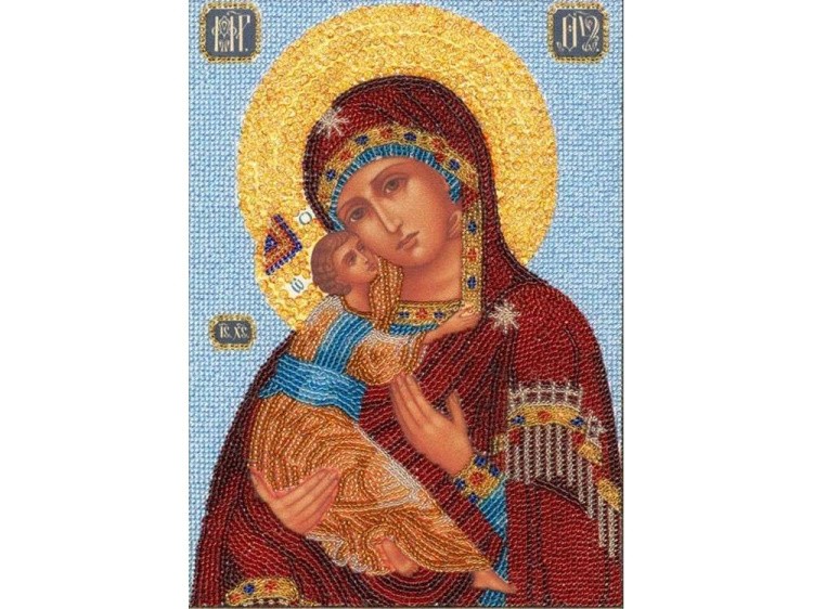 Набор вышивки бисером «Образ Божией Матери «Владимирская»»