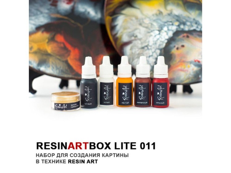 Набор для создания картины эпоксидной смолой ResinArtBox 011 — картинка 3