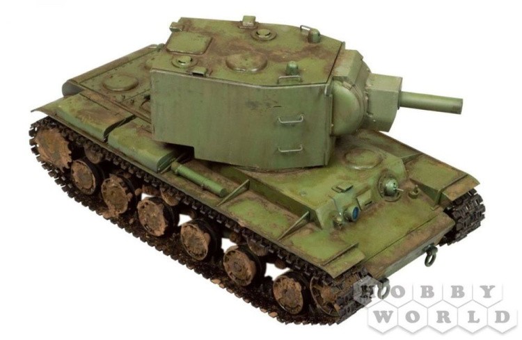 Сборная модель World of Tanks - КВ-2, Масштабная модель 1:35 — картинка 8