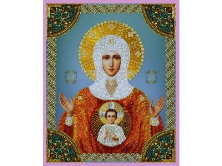 Набор для вышивания бисером «Икона Знамение Пресвятой Богородицы»