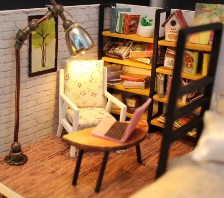 Сборная модель Румбокс. Миниатюрный Скандинавский домик — картинка 6