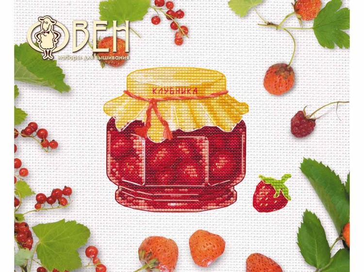 Набор для вышивания «Клубничное варенье» — картинка 3