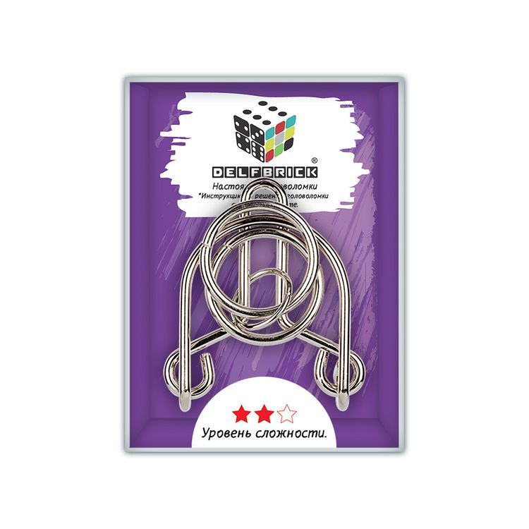 Головоломка металлическая Капкан, 5 элементов — картинка 2