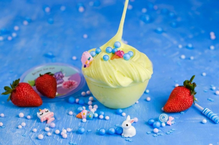 Слайм-десерт для рук Smuzi boom, 150 гр (желтый)
 — картинка 2