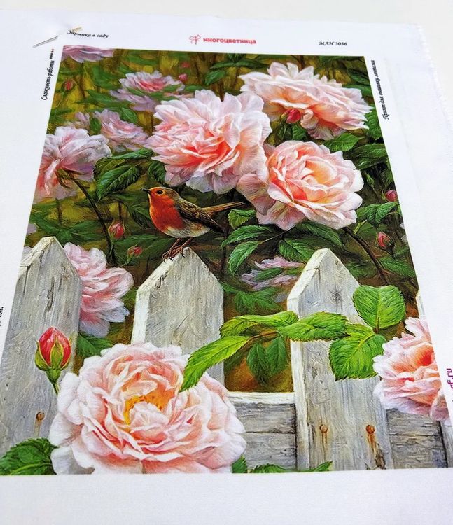 Набор для вышивания «Зарянка в саду» — картинка 8