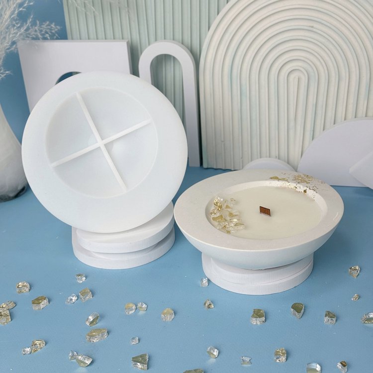 Силиконовый молд - Чаша/ваза, d14,8x4,5см, 1 шт. — картинка 3