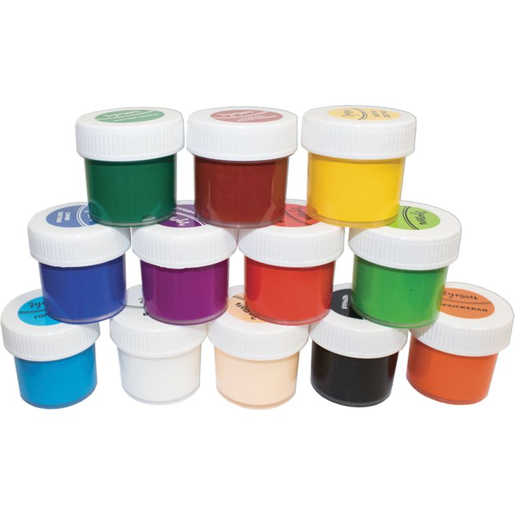 Гуашь Луч «Школа творчества», 12 цв. по 20 мл, без кисти — картинка 2