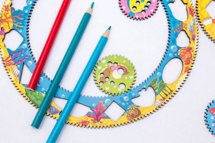 Спирограф для рисования «Рыбки» — картинка 6