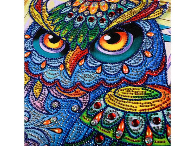 Алмазная вышивка 5D «Мудрая сова» — картинка 2