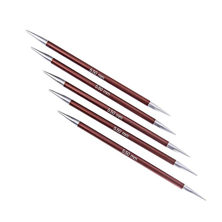 Спицы носочные 5,50 мм, 15 см, Zing, KnitPro — картинка 3