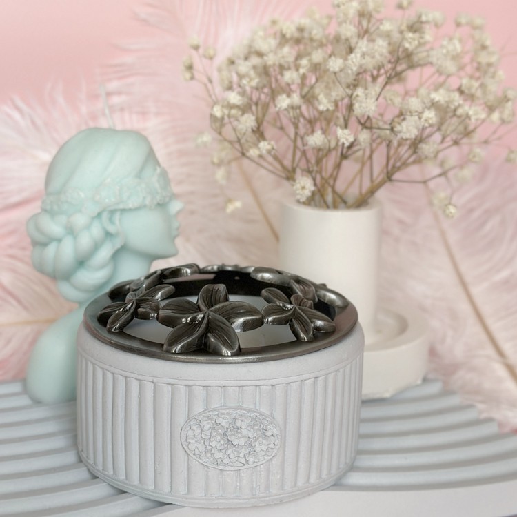 Декоративная крышка из металла №6, d 8см, Epoxy Master — картинка 2