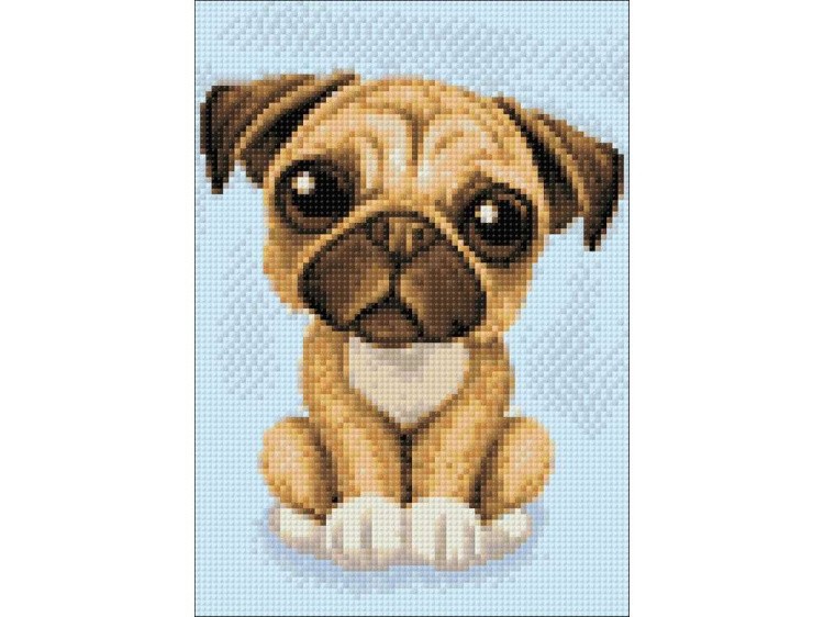 Алмазная вышивка «В ожидании хозяина» — картинка 3