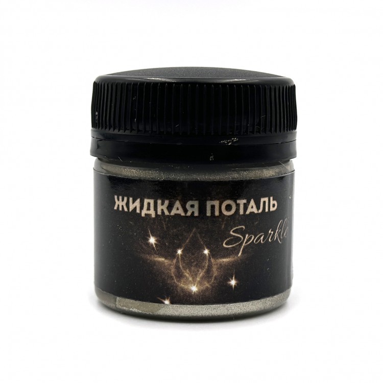 Жидкая поталь Shiny Сияющая платина, 30 мл — картинка 3