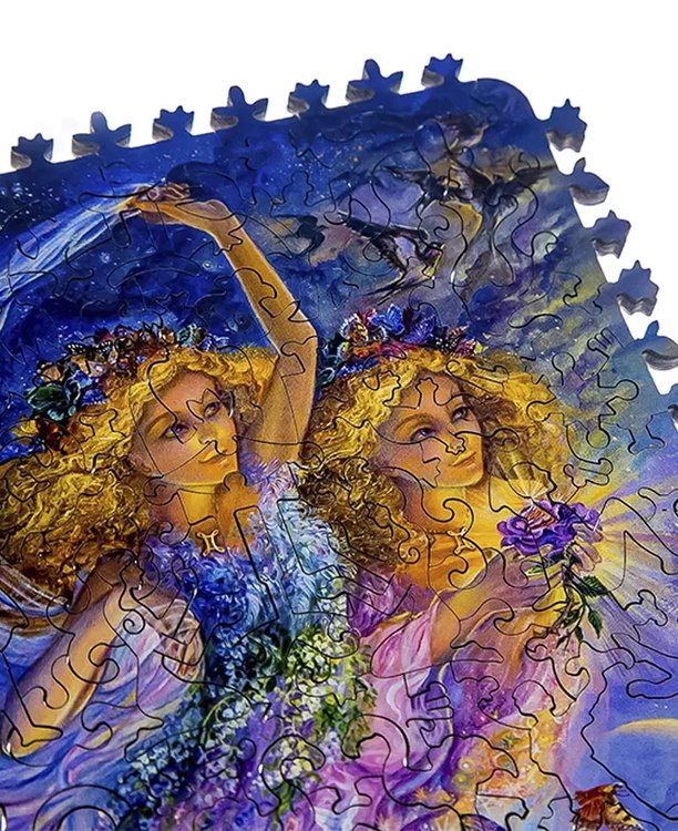 Деревянные пазлы DAVICI «Знак зодиака. Близнецы» — картинка 5