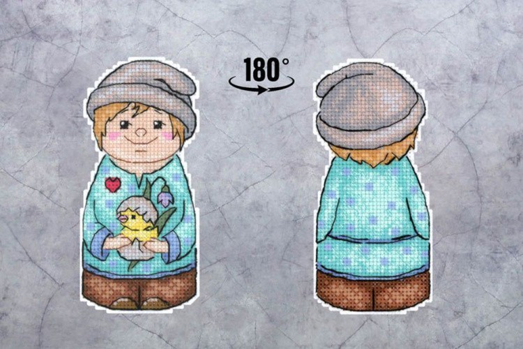 Набор для вышивания «Встречаем весну. Мальчик» — картинка 2