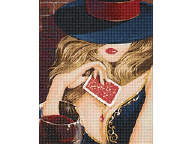 Алмазная вышивка «Притягательная незнакомка» — картинка 2