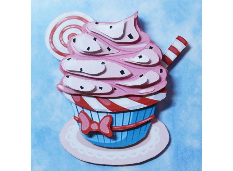 Папертоль «Кекс с леденцом» — картинка 3