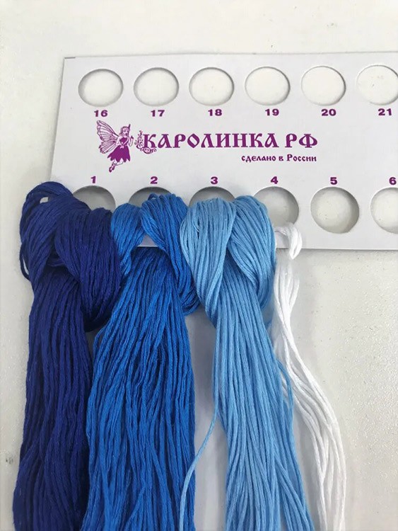 Набор для вышивания «Гжель. Наволочка» — картинка 4