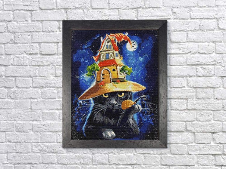 Алмазная вышивка «Магический кот» — картинка 3