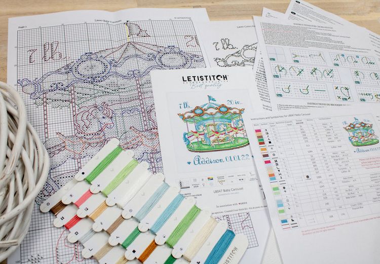 Набор для вышивания «Baby Carousel» — картинка 2