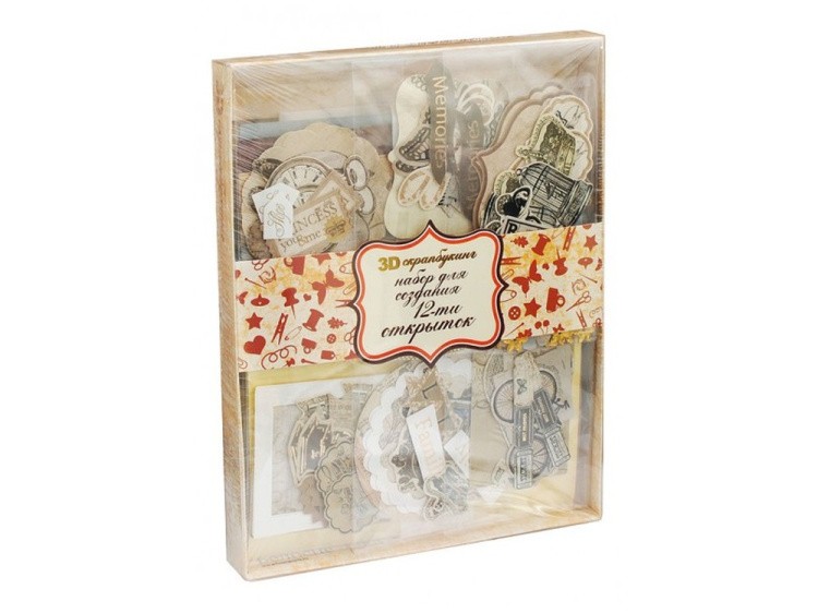 Набор из 12-ти открыток «Ретро» — картинка 3