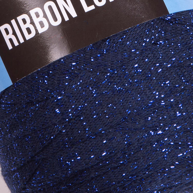 Пряжа YarnArt Ribbon Lurex (Риббон Люрекс) (740), василек, 4 шт. по 250 г — картинка 2