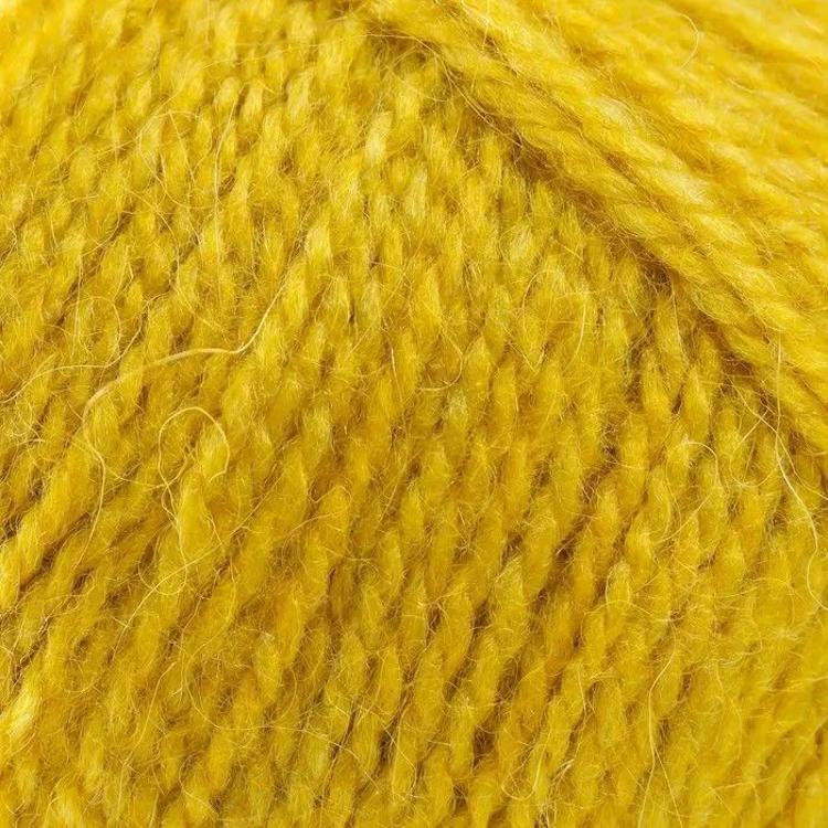 Пряжа Пехорка Великолепная (447), горчичный, 5 шт. по 100 г — картинка 3