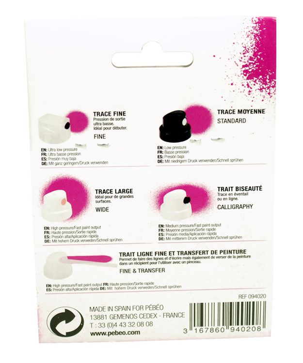 Набор кэпов decoSpray, 5 шт., Pebeo — картинка 5