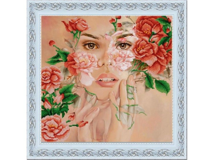 Рисунок на ткани «Поэзия цветов»