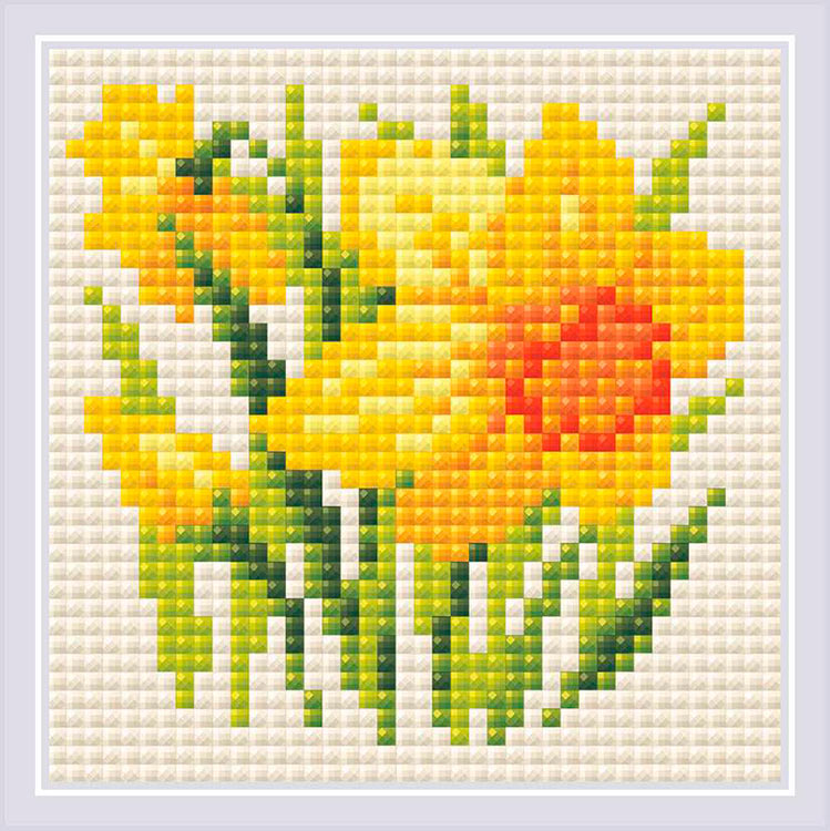 Алмазная вышивка «Нарцисс» — картинка 2